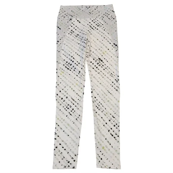 Fabletics High-Waisted Statement PowerHold Legging White Splash Print Medium - Picture 4 of 11